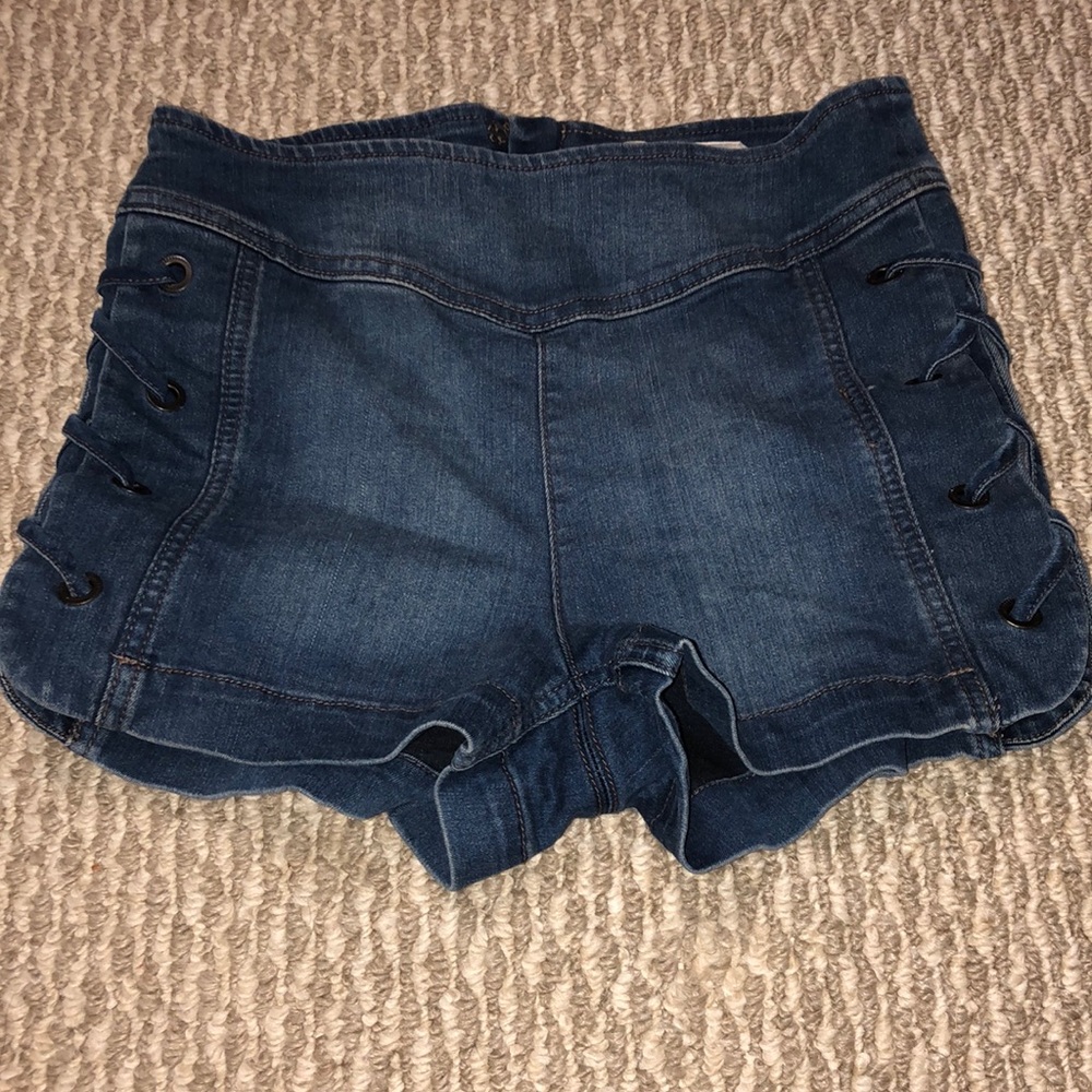 Free people jean shorts